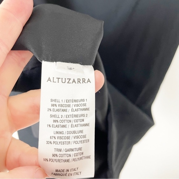 Altuzarra Adriana Corset Sheath Knee Length Dress Black Runway Cocktail Work - Picture 7 of 10